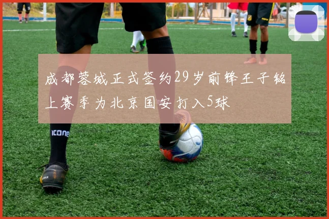 成都蓉城正式签约29岁前锋王子铭上赛季为北京国安打入5球